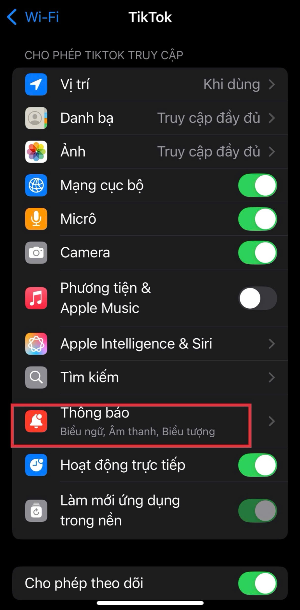 tiktok-khong-hien-thong-bao-nguyen-nhan-va-cach-xu-ly